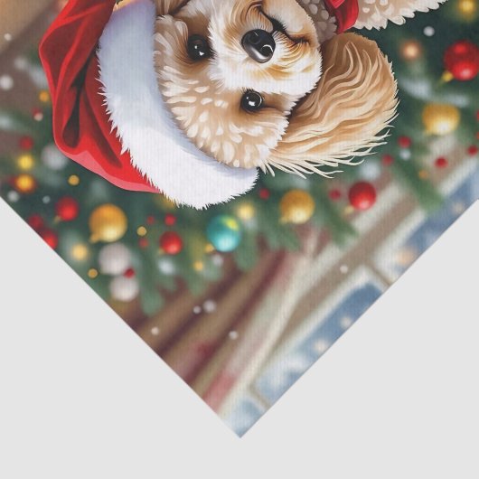 A Cute Festive Poodle Christmas   薄葉紙 (詳細)
