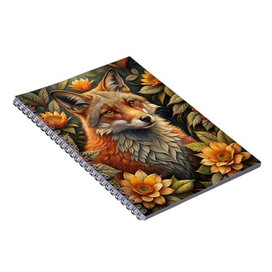 A Cute Forest Red Fox ノートブック (右側)