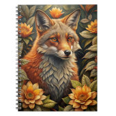 A Cute Forest Red Fox ノートブック (正面)