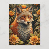 A Cute Forest Red Fox ポストカード (正面)