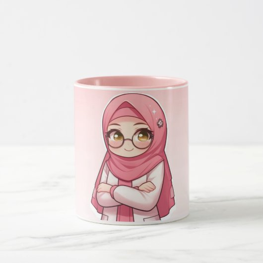 A cute Hijabi Mug ✨ マグカップ (中央)