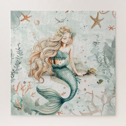 A Cute Mermaid ジグソーパズル (縦)