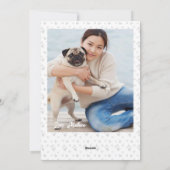 A cute Pug on a special occasion for Mom シーズンカード (裏面)