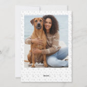 A cute Rhodesian on a special occasion for Mom シーズンカード (裏面)