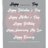 A cute Rottweiler on a special occasion for Mom シーズンカード