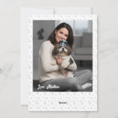 A cute Shih Tzu on a special occasion for Mom  シーズンカード (裏面)