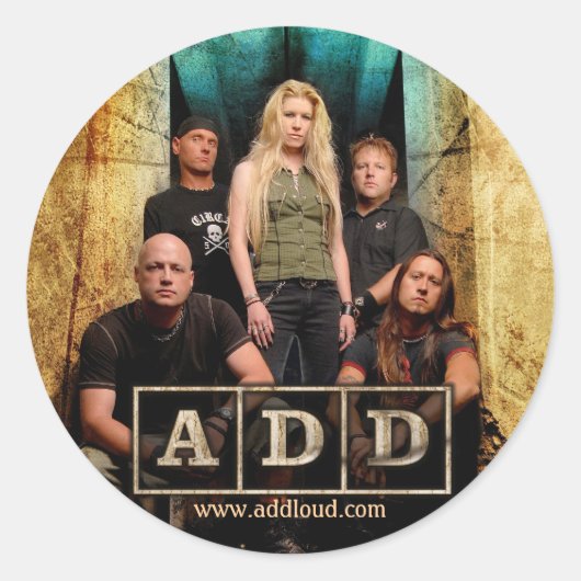 A.D.ステッカーラウンド ラウンドシール (正面)
