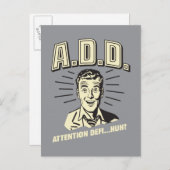 A.D.：注意不足…え？ ポストカード (正面/裏面)