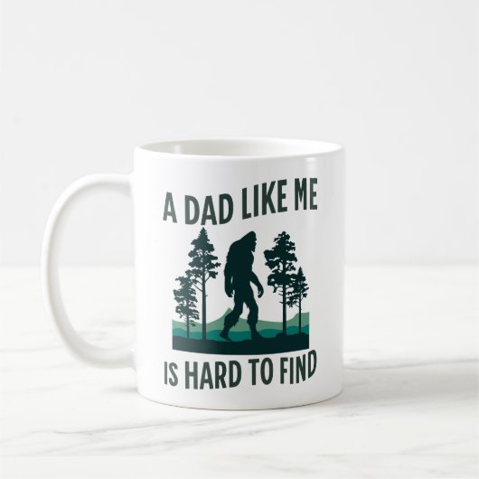 a dad like me is hard to find コーヒーマグカップ (左)
