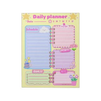 a daily planner Notepad ノートパッド