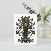 A.Daleyオリジナル13時間時計はがき ポストカード (スタンド正面)