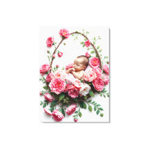 A Daughter’s Light Carnation Portrait  Sacred Art