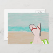 A Day at theビーチはがき ポストカード (正面/裏面)