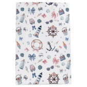 A Day At The Beach! ミディアムペーパーバッグ (正面)