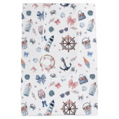 A Day At The Beach! ミディアムペーパーバッグ (裏面)