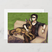 A Day at the Dog Park Card ポストカード (正面/裏面)