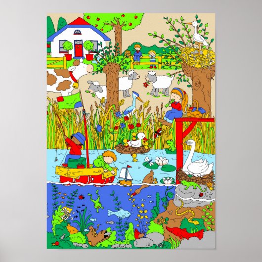 A Day in the Countryside ポスター (正面)