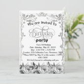 A Day ofおもしろい：誕生日パーティー招待状 招待状 (スタンド正面)