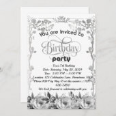 A Day ofおもしろい：誕生日パーティー招待状 招待状 (正面/裏面)