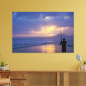 A DAY OF魚釣り – アングラー キャンバスプリント (インサイチュ (リビング))