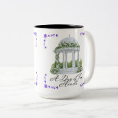 A day of two hearts black & white ツートーンマグカップ (正面右)