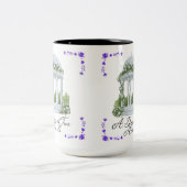 A day of two hearts black & white ツートーンマグカップ (中央)