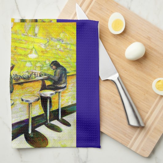 A Day Off from Crazy キッチンタオル (四つ折り)