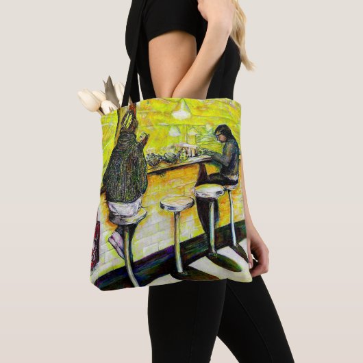 A Day Off from Crazy トートバッグ (クローズアップ)