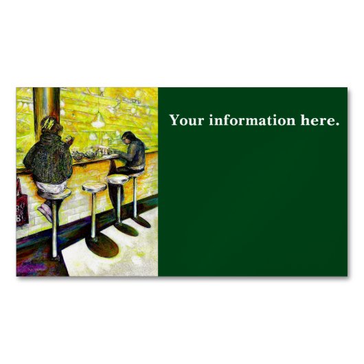 A Day Off from Crazy マグネット名刺 (正面)