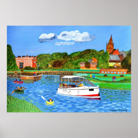 A Day on the River poster ポスター (正面)