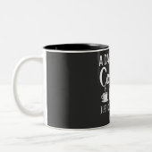 A Day Without Coffee Funny Coffee Lover Gift ツートーンマグカップ (左)