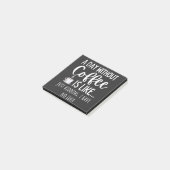 A Day Without Coffee Funny Coffee Lover Gift ポストイット (アングル)