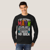 A Day Without Math Is Like Just Kidding I Have No  Tシャツ (正面フル)