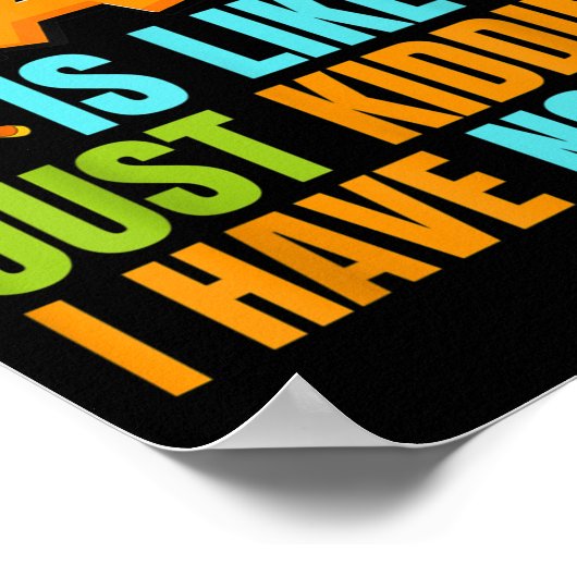 A Day Without Math Student Mathematics Lover Mathe ポスター (角)