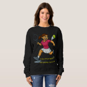 A day without Tennis is like... スウェットシャツ (正面フル)