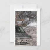 A dear in the headlights 招待状 (正面)