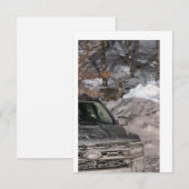 A dear in the headlights 招待状 (正面/裏面)