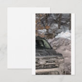 A dear in the headlights 招待状 (正面/裏面)