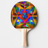 A Decorated Ping Pong Paddle 卓球ラケット (正面)