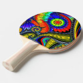 A Decorated Ping Pong Paddle 卓球ラケット (正面アングル)