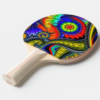 A Decorated Ping Pong Paddle 卓球ラケット