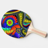 A Decorated Ping Pong Paddle 卓球ラケット (横)