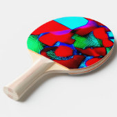 A Decorated Ping Pong Paddle 卓球ラケット (正面アングル)