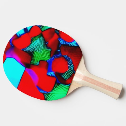 A Decorated Ping Pong Paddle 卓球ラケット (横)