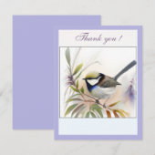 A Delicate Bird of Gratitude サンキューカード (正面/裏面)