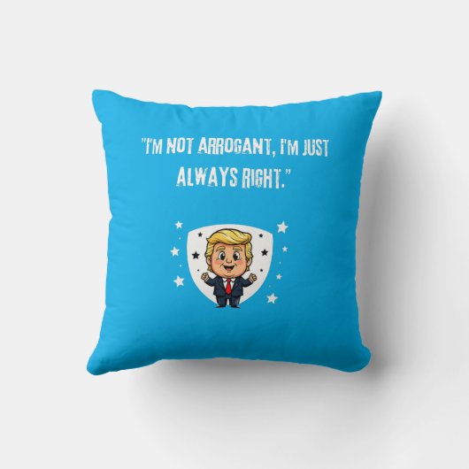  A digitally drawn image featuring Donald Trump in クッション (裏面)