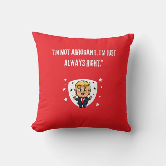 A digitally drawn image featuring Donald Trump in クッション (正面)