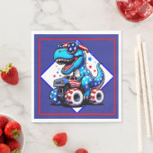 A Dino Fourth Of July  スタンダードランチョンナプキン (インサイチュ)