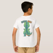 A dinosaur T-shirt that's cute on the back too Tシャツ (裏面フル)