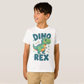 A dinosaur T-shirt that's cute on the back too Tシャツ (正面フル)
